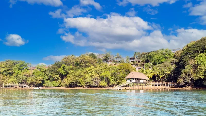 Boca Chica shoreline in Chiriqui province, Panama