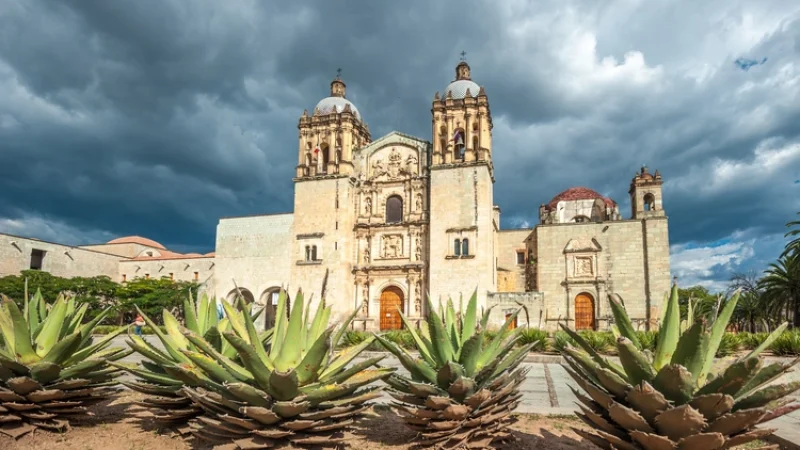 Church of Santo Domingo de Guzman in Oaxaca Mexico