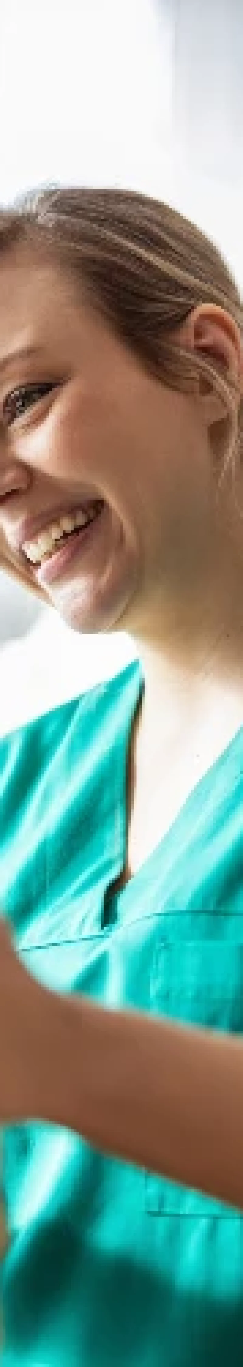 Friendly nurse supporting an elderly lady. limassol