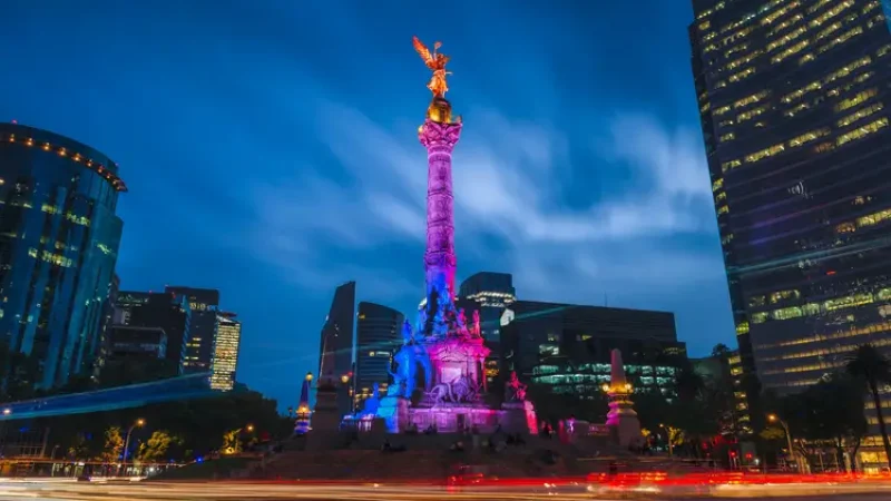 Angel of Independence in Mexico